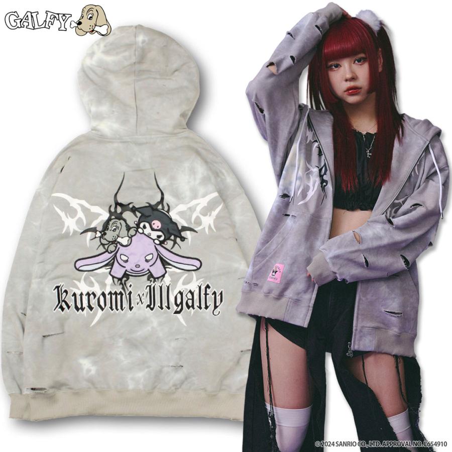 GALFY（ガルフィー） クロミ × コラボ イルガルフィームラ染めZIP