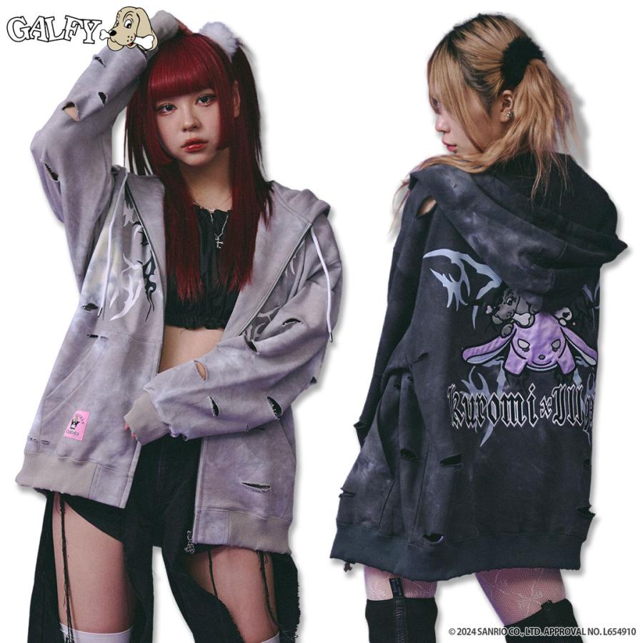GALFY（ガルフィー） クロミ × コラボ イルガルフィームラ染めZIP