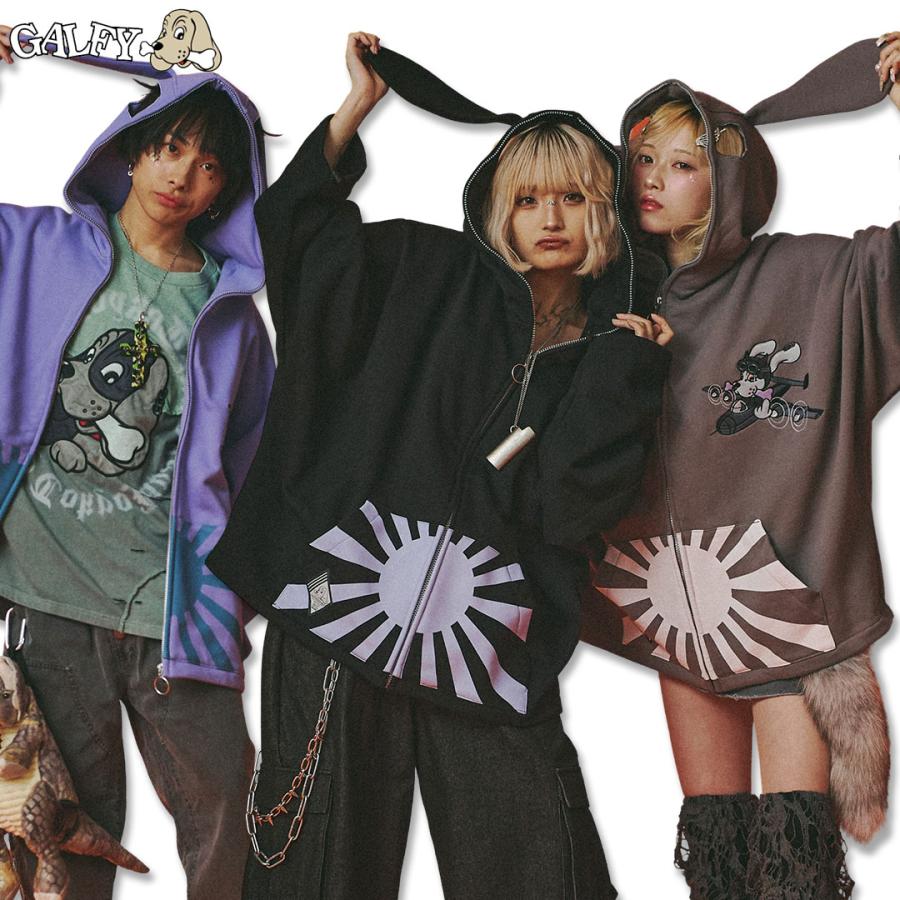 GALFY（ガルフィー） 反戦パーカー ジップパーカー L 中型犬 XL 大型犬