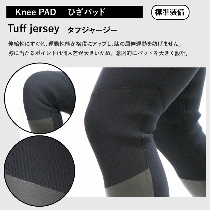 ウェットスーツ セミドライ 5mm 3mm 最新モデル クロスジップ