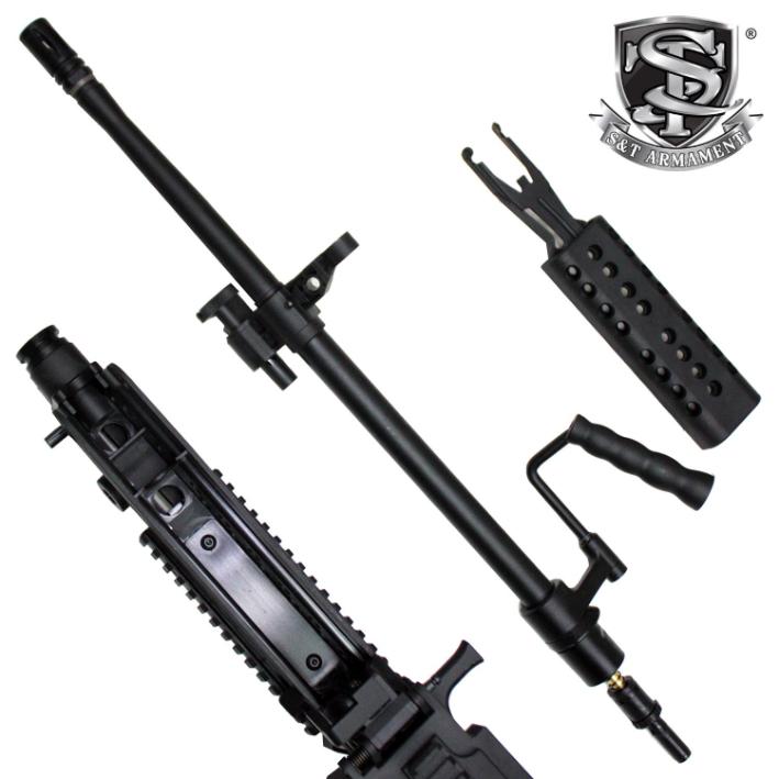 S＆T ARMAMENT S&T M249 SAW E2 BK スポーツライン電動ガン【BOX