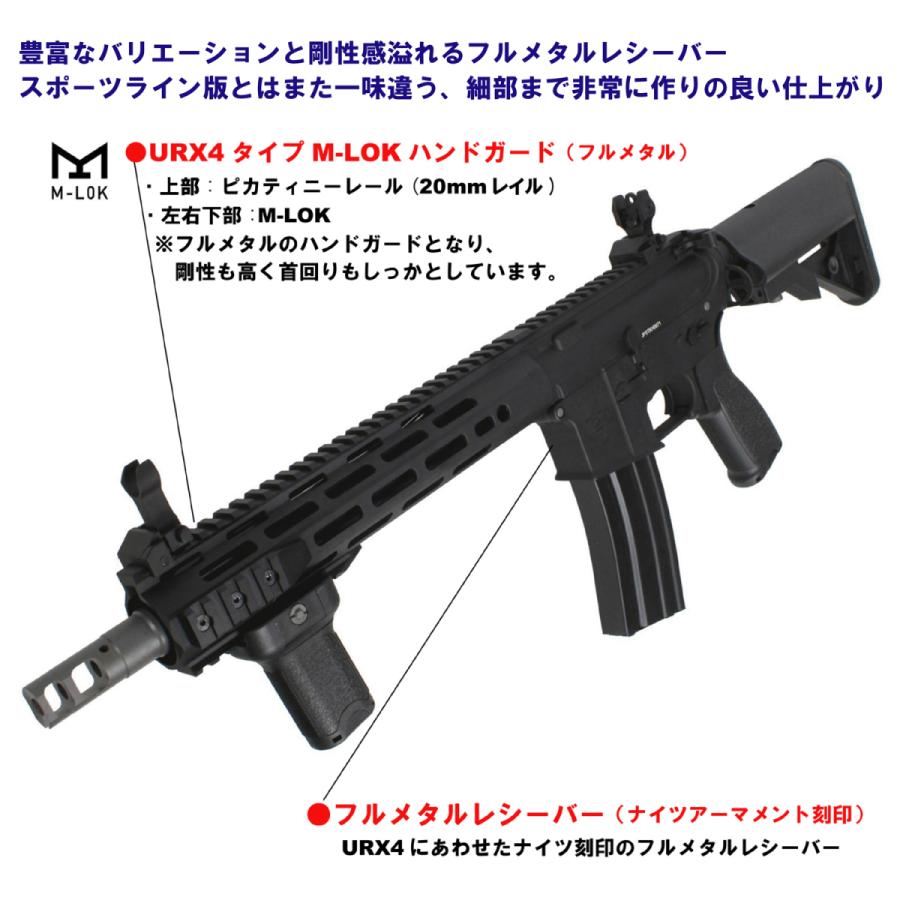 S＆T ARMAMENT S&T M4 URX4 10.75inch M-LOK フルメタルG3電動ガン