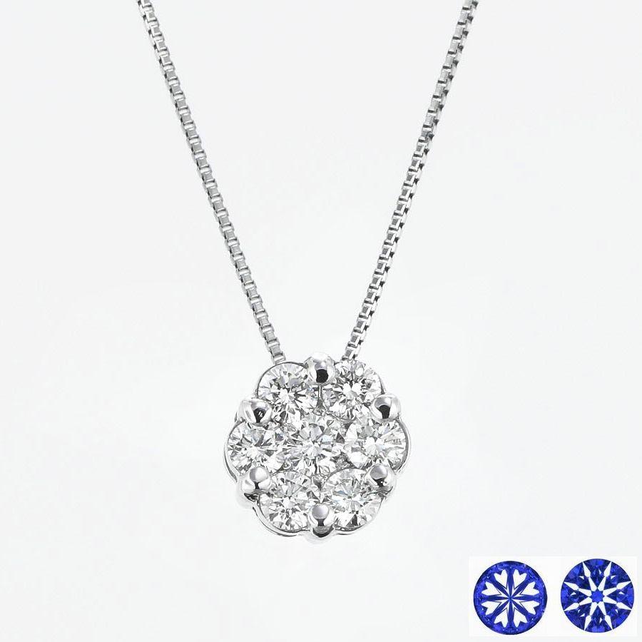 DAIYA（ダイヤ） ダイヤモンド ネックレス フラワー プラチナ 0.5