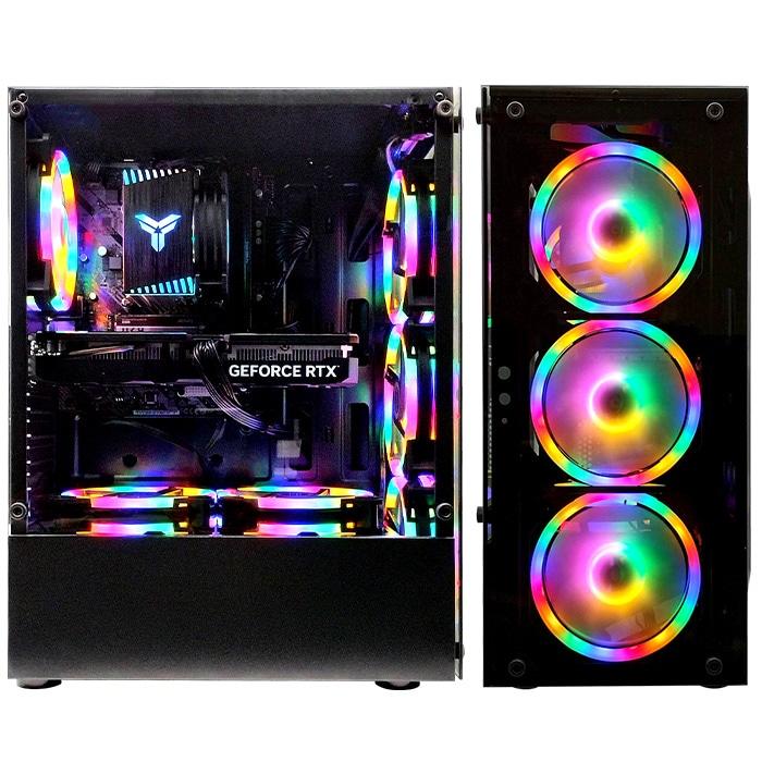 PASOUL ゲーミングPC デスクトップパソコン ブラック GTX1650 第12世代