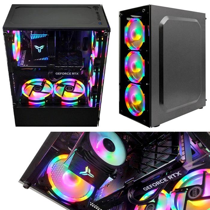 PASOUL ゲーミングPC デスクトップパソコン ブラック GTX1650 第12世代