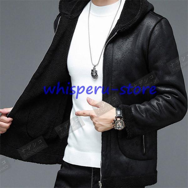 ムートンジャケット メンズ B-3 フライトジャケット リューグー