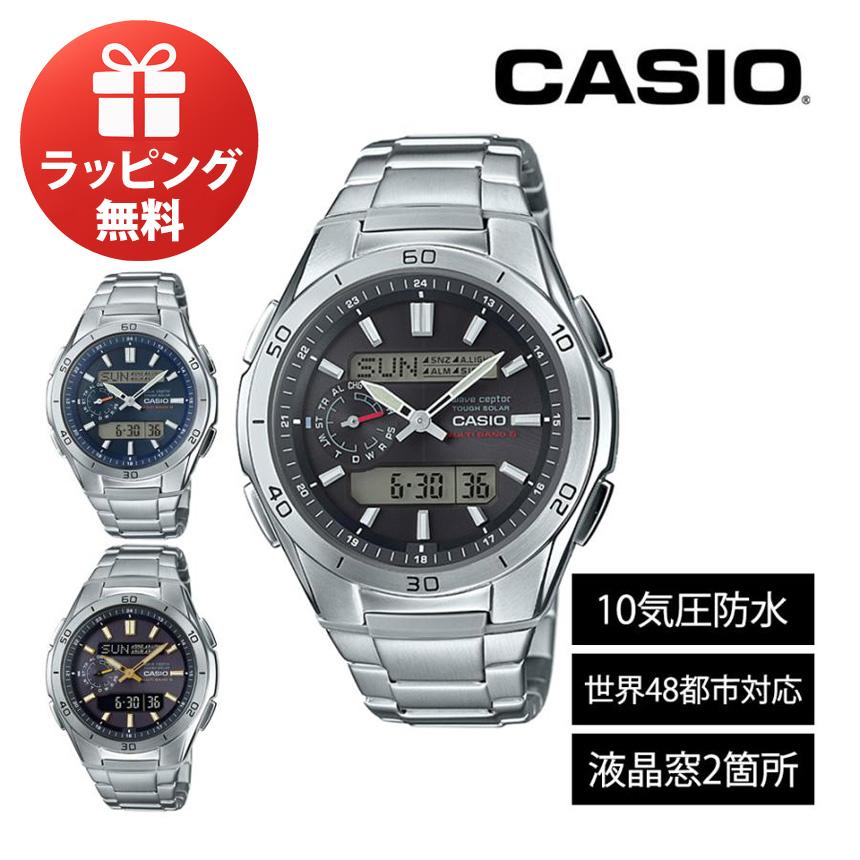 WAVE（CASIO） カシオ腕時計 電波ソーラー メンズ アナログ デジタル