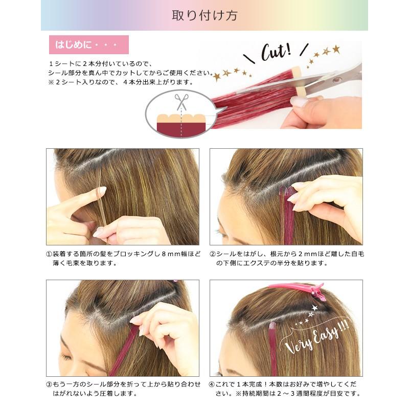 プリシラめちゃ楽シールエクステ SX-01 メッシュエクステ (シール