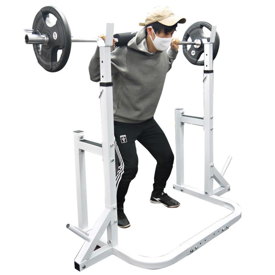 WILD FIT（ワイルドフィット） New スクワットスタンド 横幅伸縮可