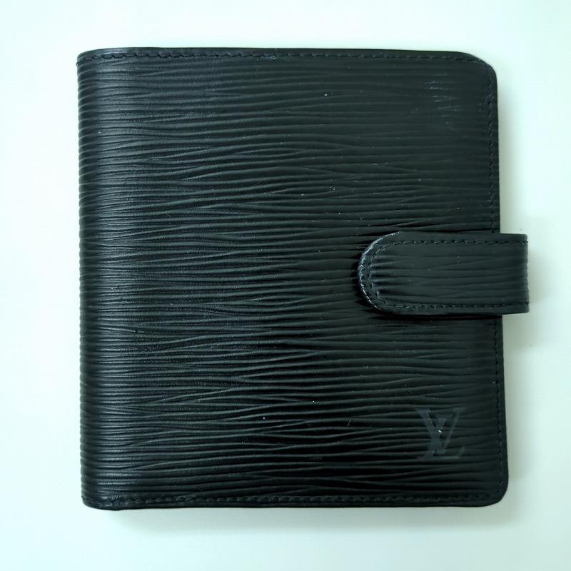 LOUIS VUITTON（ルイ・ヴィトン） エピ 二つ折り財布 ブラック
