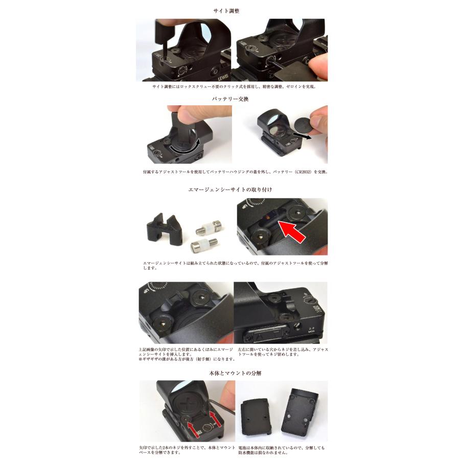 ドットサイト ノーベルアームズ NOVEL ARMS ABSOLUTE PRO MICRO OPEN