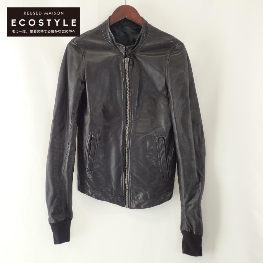 美品/国内正規 Rick Owens リックオウエンス RU8763 ラムレザー