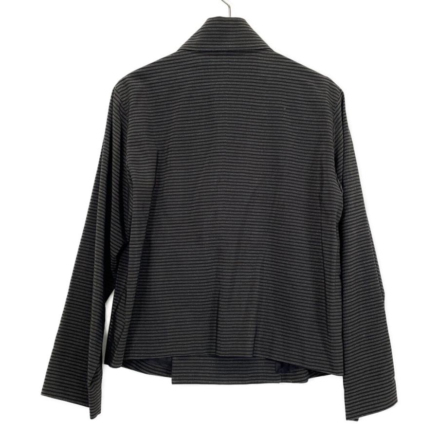 JURGEN LEHL ヨーガンレール ブラック シルク×コットン ボーダー