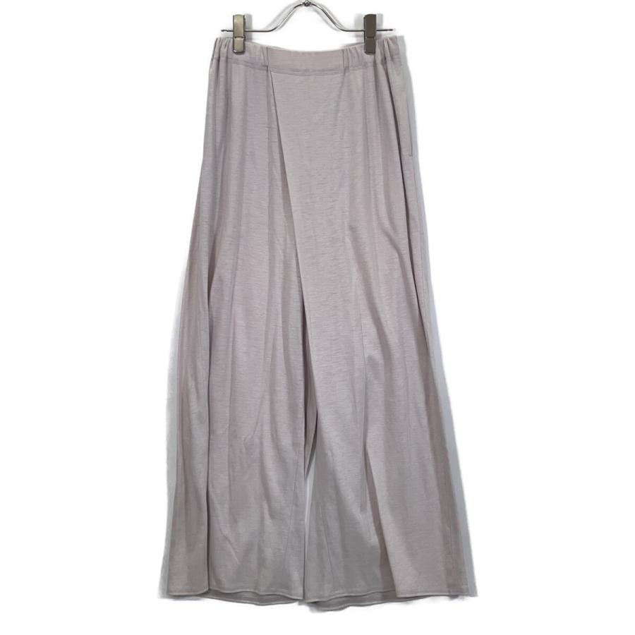 JURGEN LEHL ヨーガンレール ホワイト ラミー素材 ラップ風 パンツ