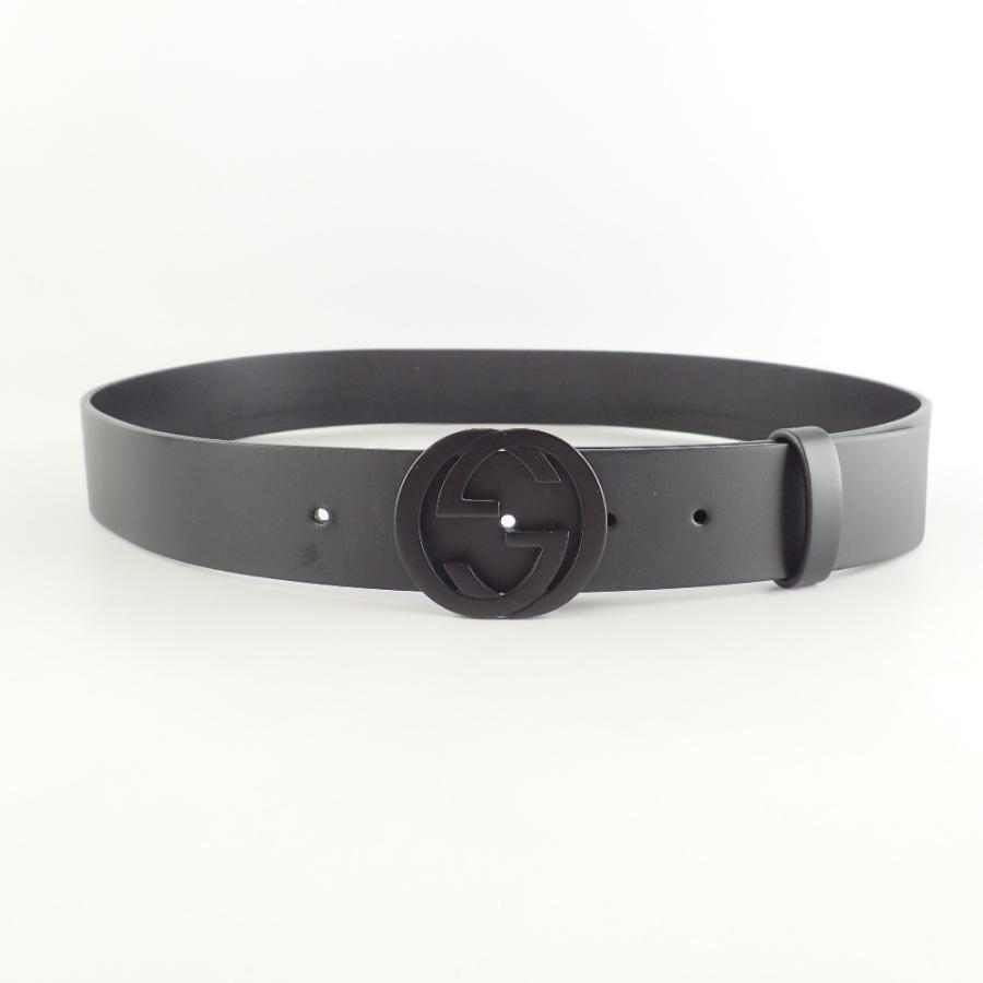 GUCCI（グッチ） 美品 368186 BGH0V 1000 インターロッキングGバックル