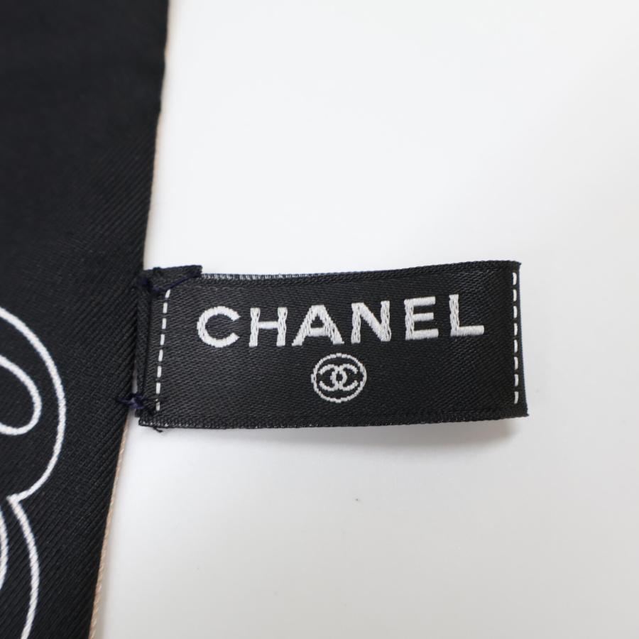 CHANEL（シャネル） 新品同様/ ロゴxココマーク シルク ツイリー
