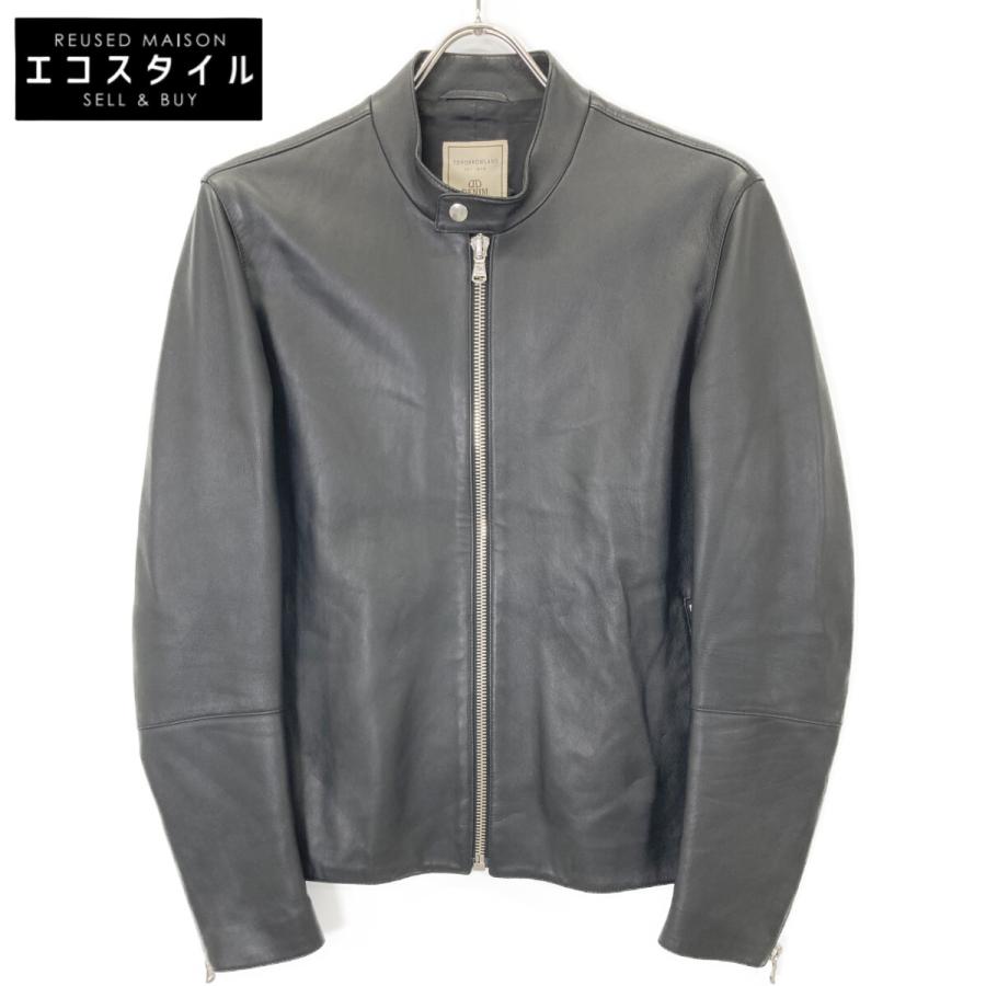 TOMORROWLAND トゥモローランド ×DENIM ブラック ラムレザー