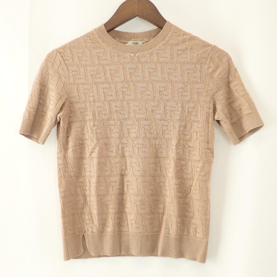 FENDI（フェンディ） 国内正規/ FZY934 ABWQ FF ズッカ柄 クルーネック