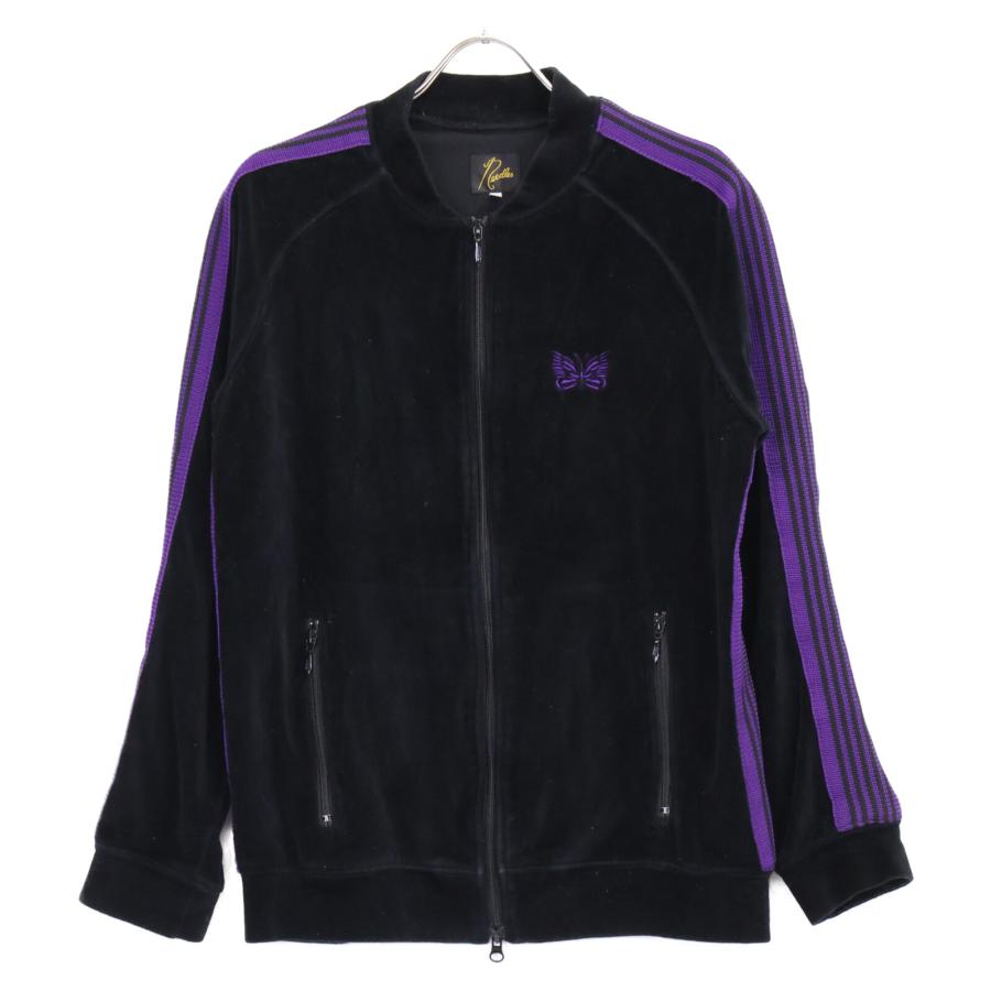 needles ニードルズ ブラック×パープル ベロア トラックジャケット