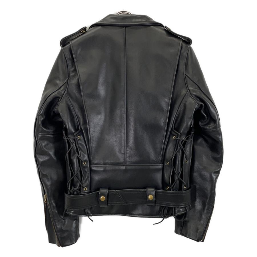 VANSON（バンソン） タイプE ブラック カウハイド ダブルライダース