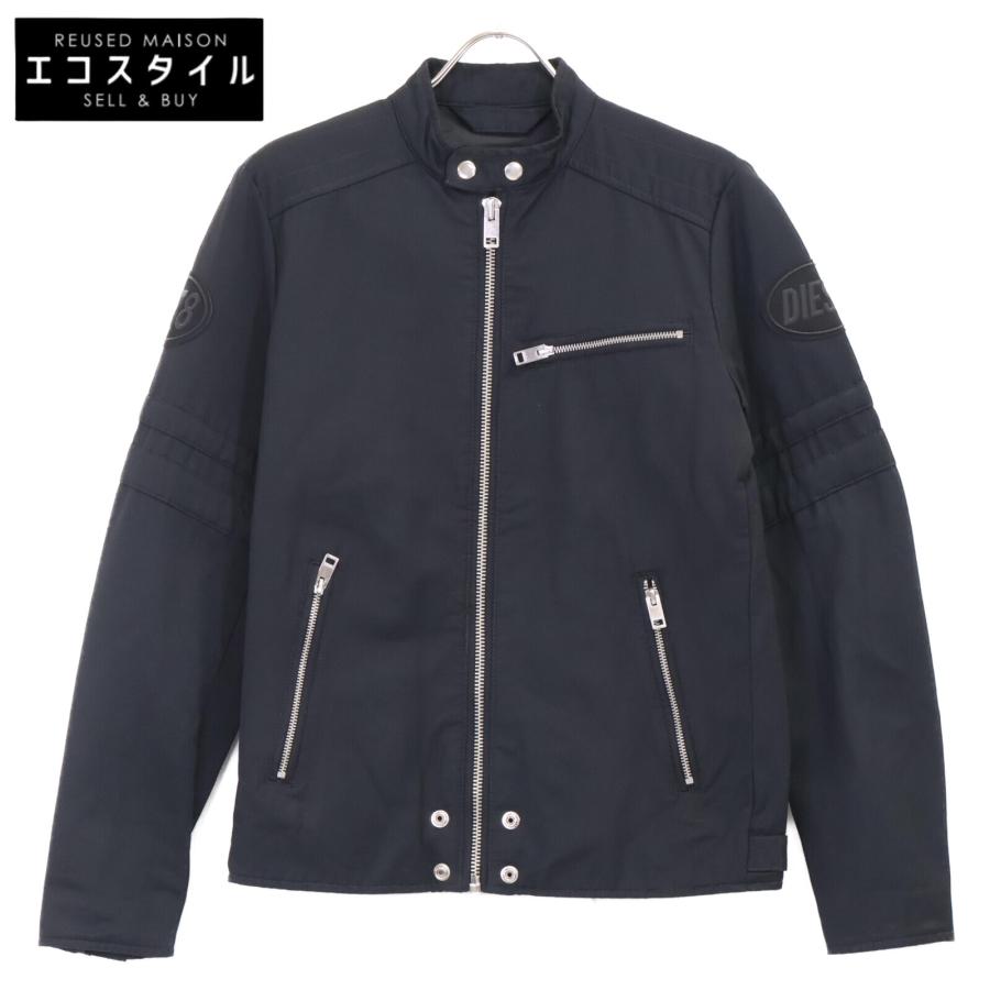 DIESEL（ディーゼル） ブラック ライダースジャケット ブラック S