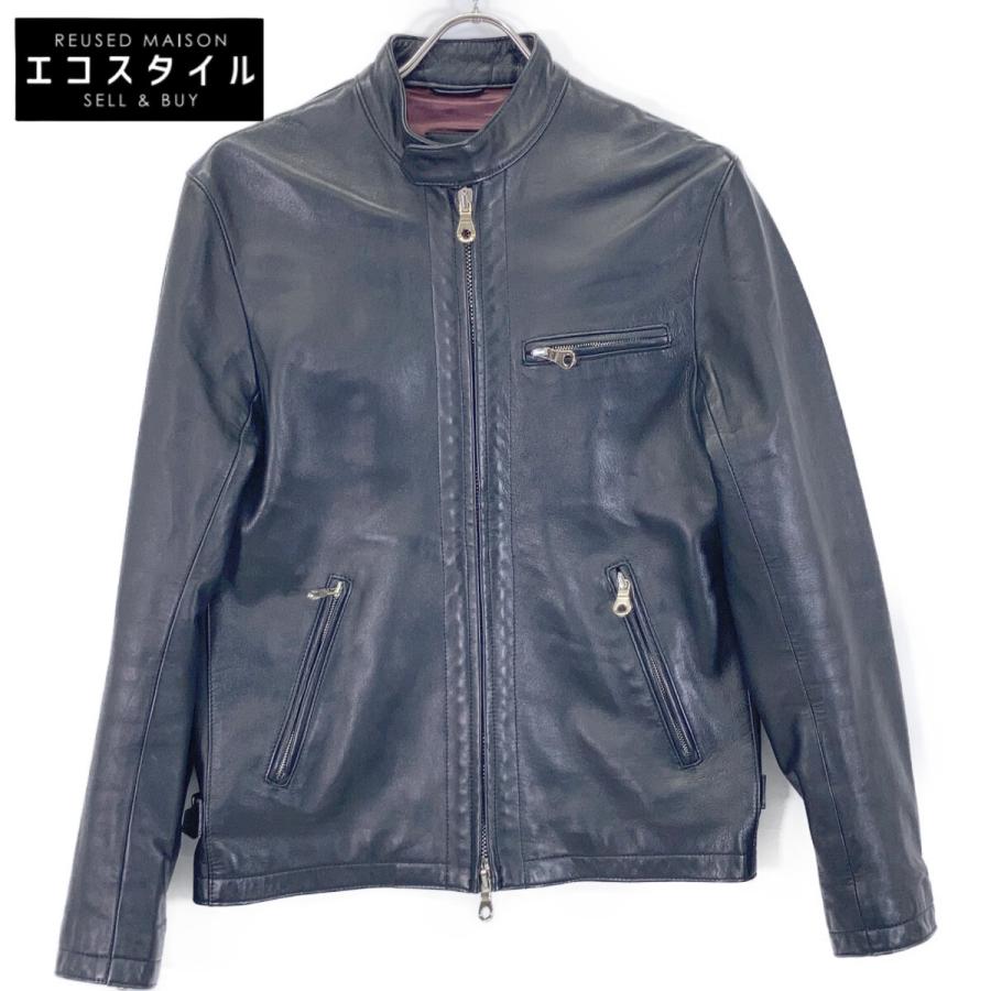 CINQUANTA チンクアンタ ブラック H-502 シングル ライダース