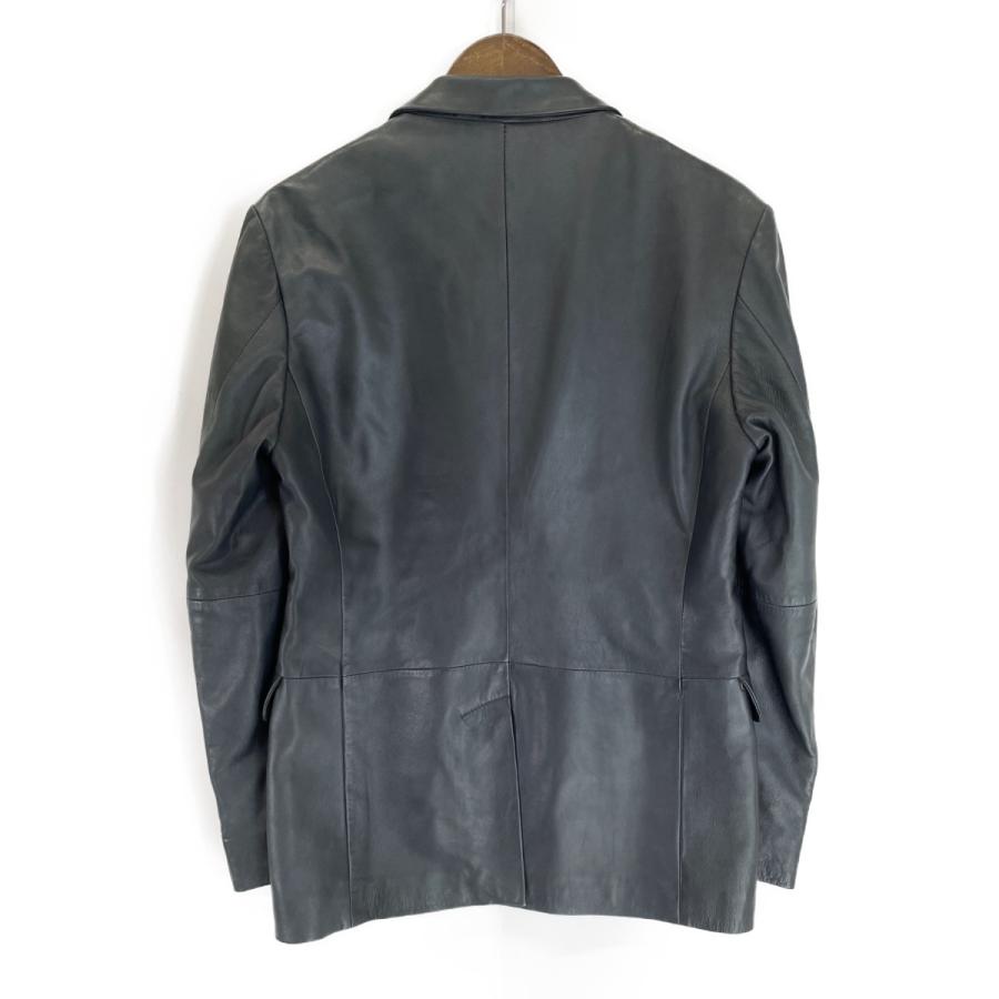 JOSEPH（ジョセフ） 羊革 ネイビー テーラードジャケット グレー 44