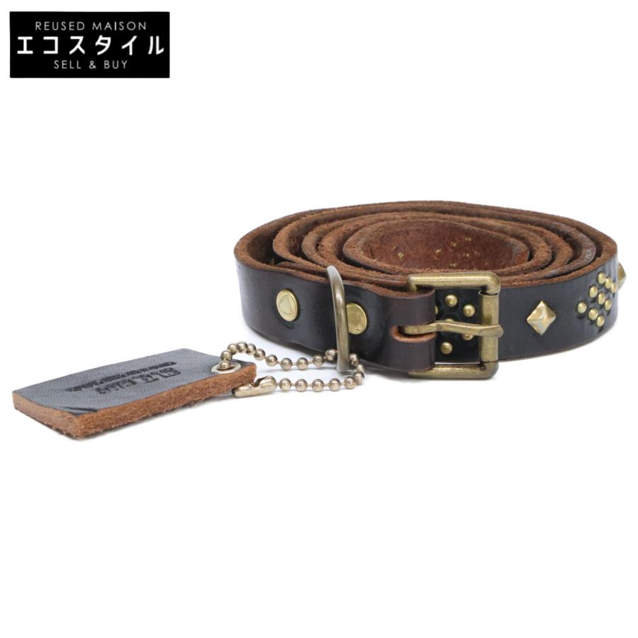 HTC エイチティーシー Ron Herman別注 Narrow Studded Belt レザー