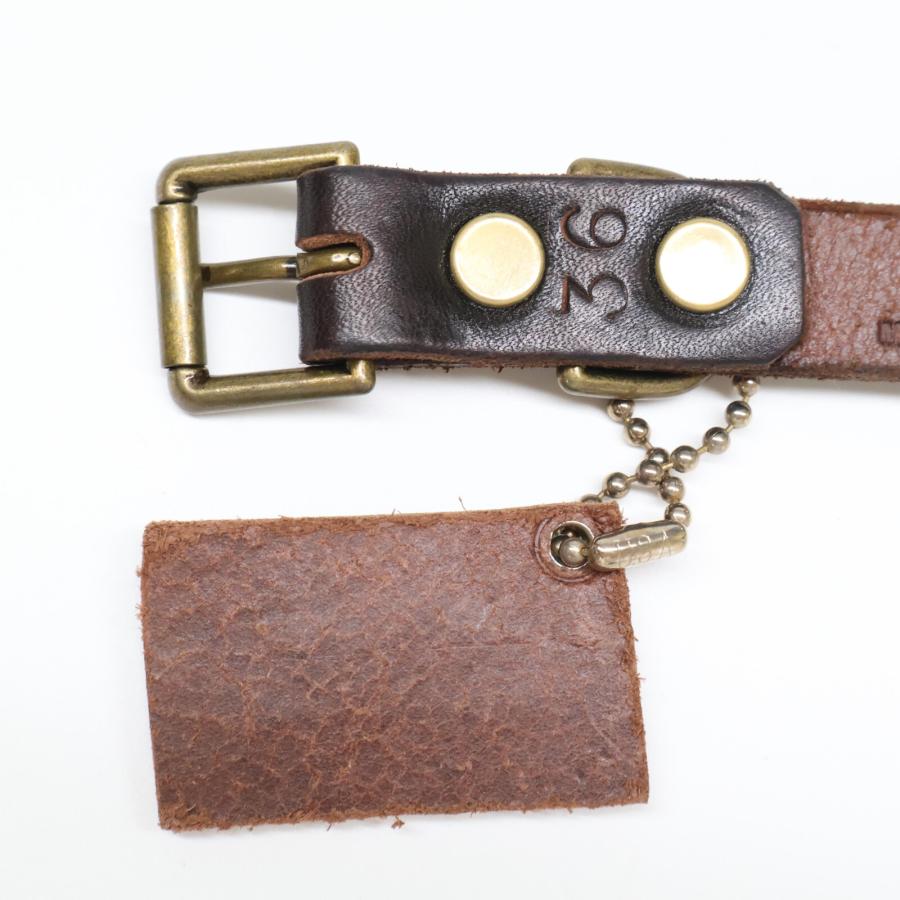 HTC エイチティーシー Ron Herman別注 Narrow Studded Belt レザー