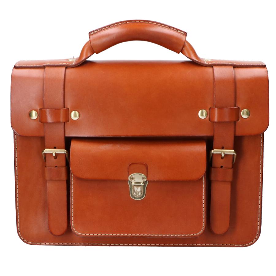 HERZ（ヘルツ） BC-16 学生鞄風・2WAY ビジネスバッグ キャメル