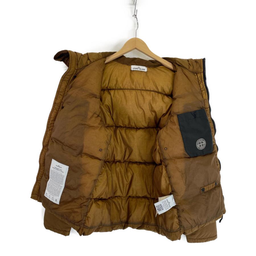 STONE ISLAND ストーンアイランド ブラウン FUR GARMENT DYED DOWN