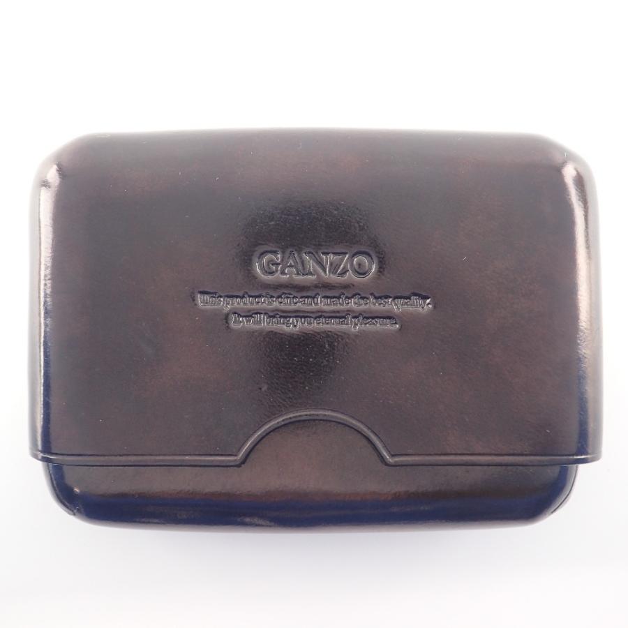 美品 GANZO ガンゾ 57387 MAESTRO2 マエストロ2 名刺入れ ヨコ型(M
