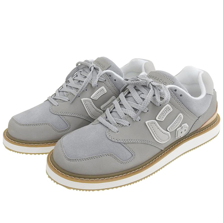 新品同様 sangacio サンガッチョ にゅ〜ず CREPE GRAY レザー