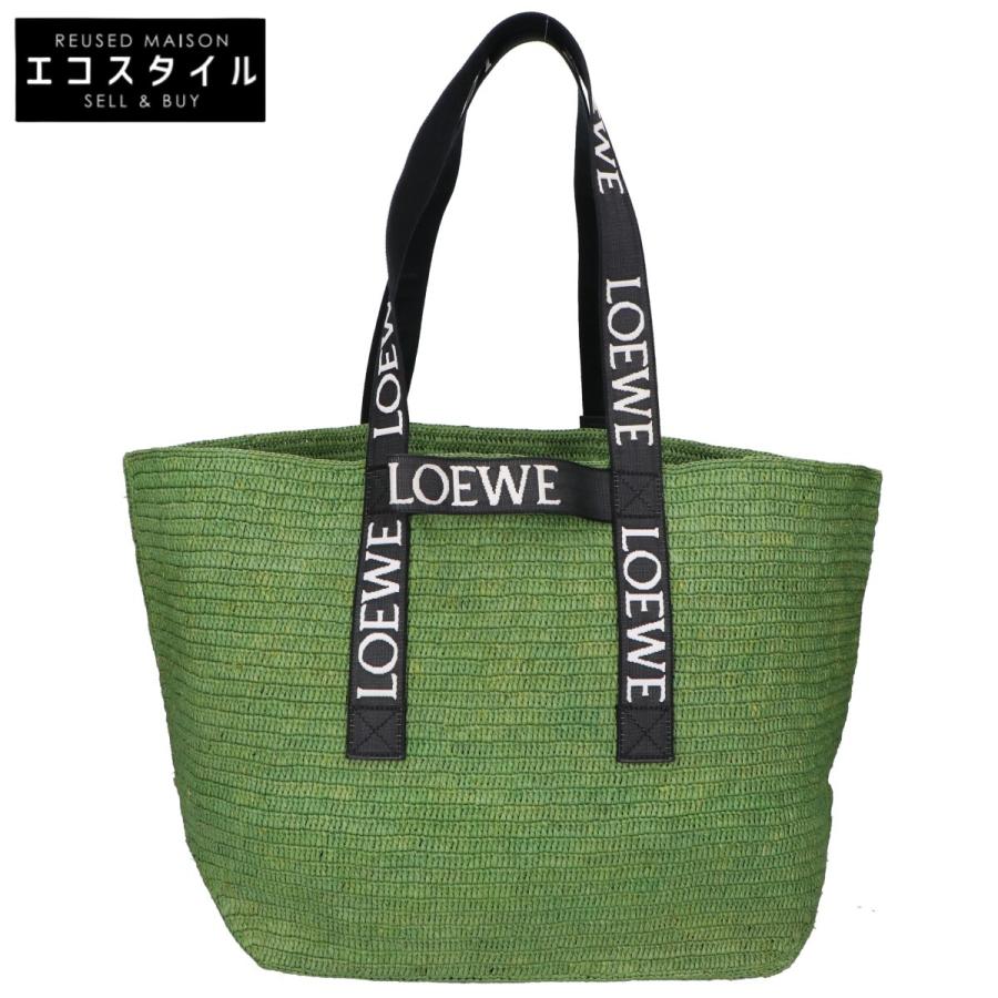 LOEWE（ロエベ） B507X23X10 フォールド ショッパー ラフィア トート