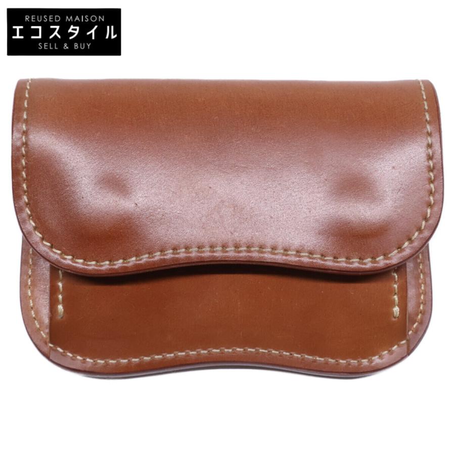 美品 LAST CROPS ラストクロップス タング シェルコードバン コイン