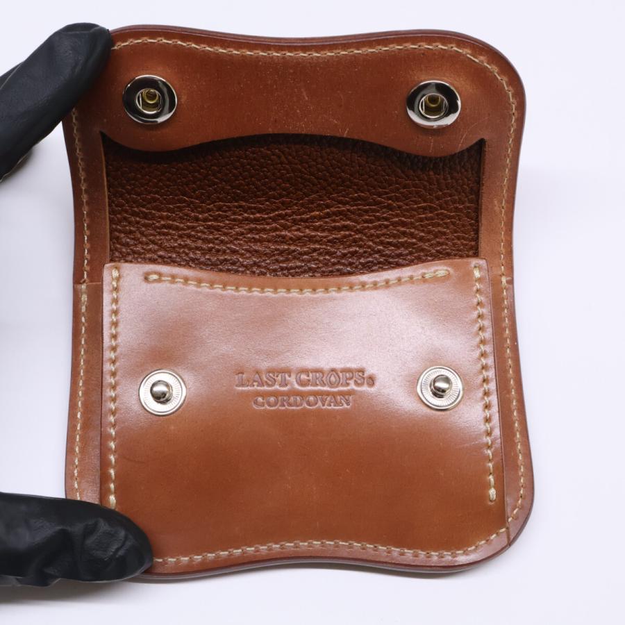 美品 LAST CROPS ラストクロップス タング シェルコードバン コイン