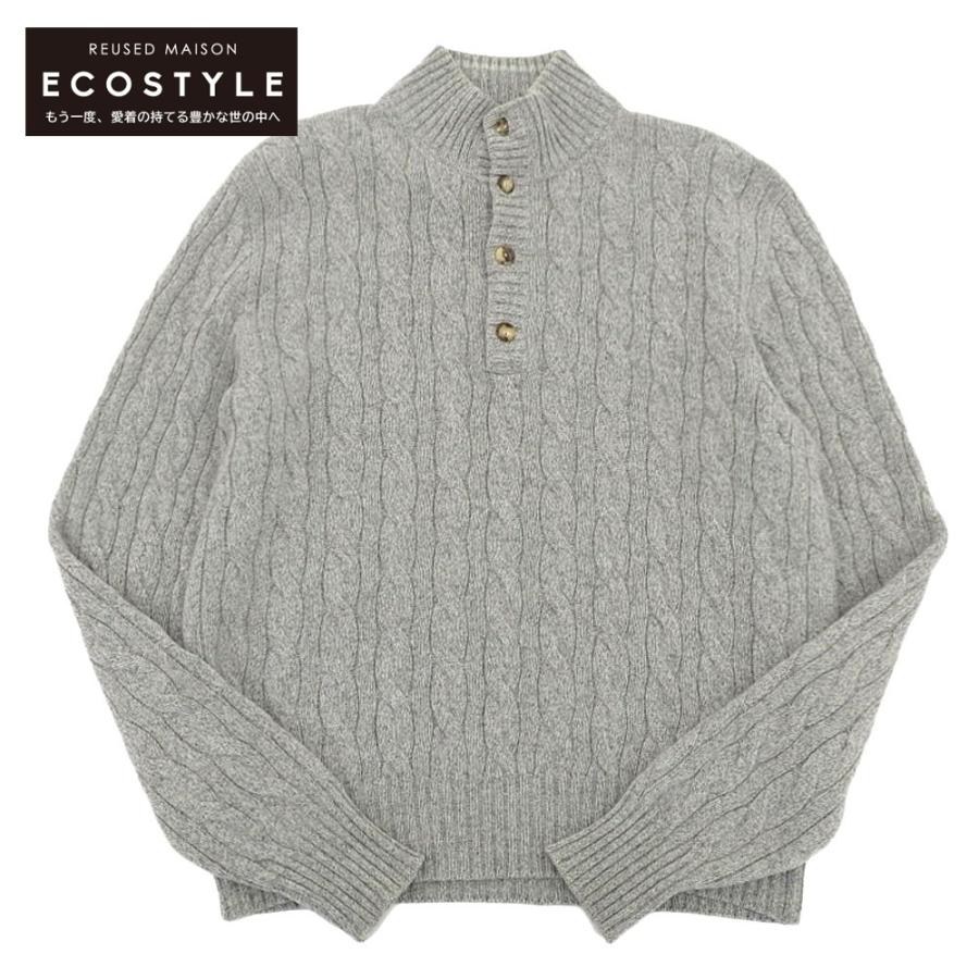 Loro Piana（ロロピアーナ） 美品 カシミヤ100% 4B ケーブル ニット