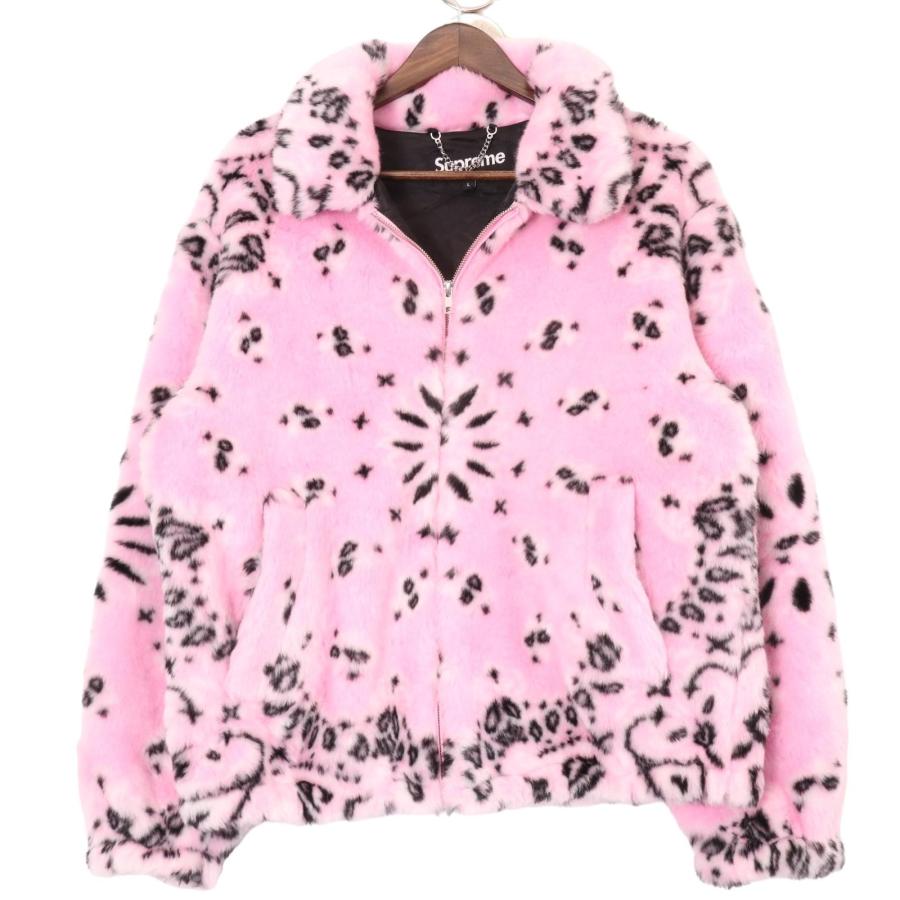 Supreme（シュプリーム） 21SS ピンク バンダナ フォウ ファー