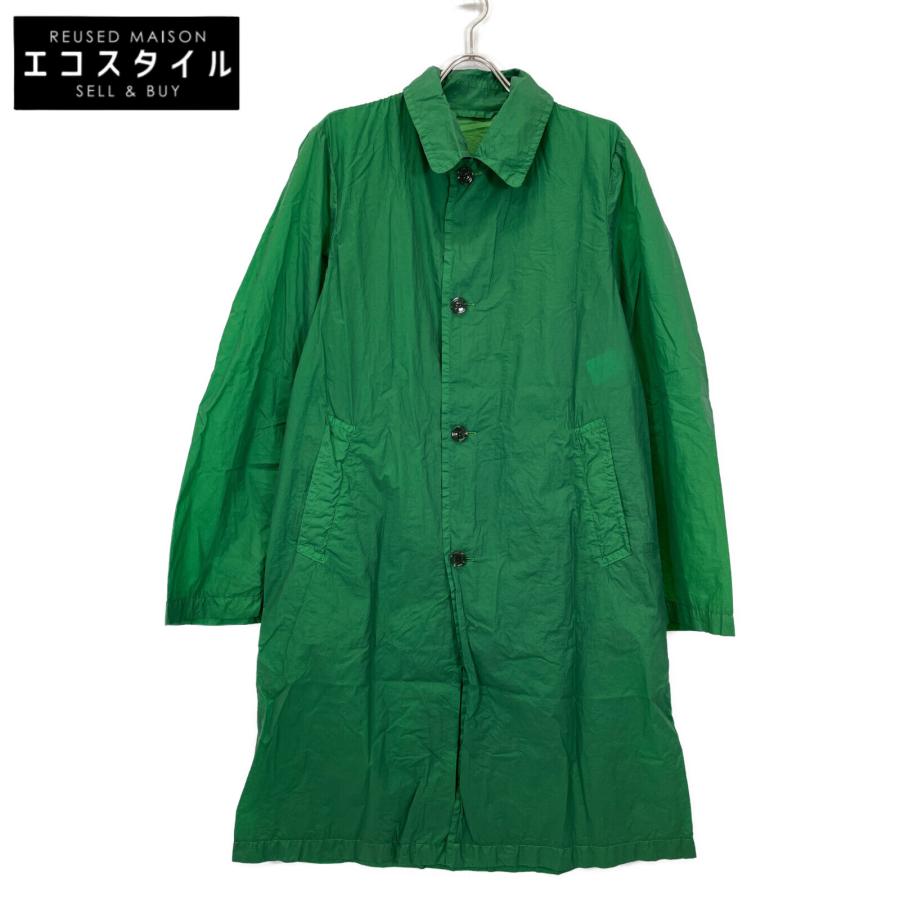 DRIES VAN NOTEN ドリスヴァンノッテン グリーン ステンカラーコート