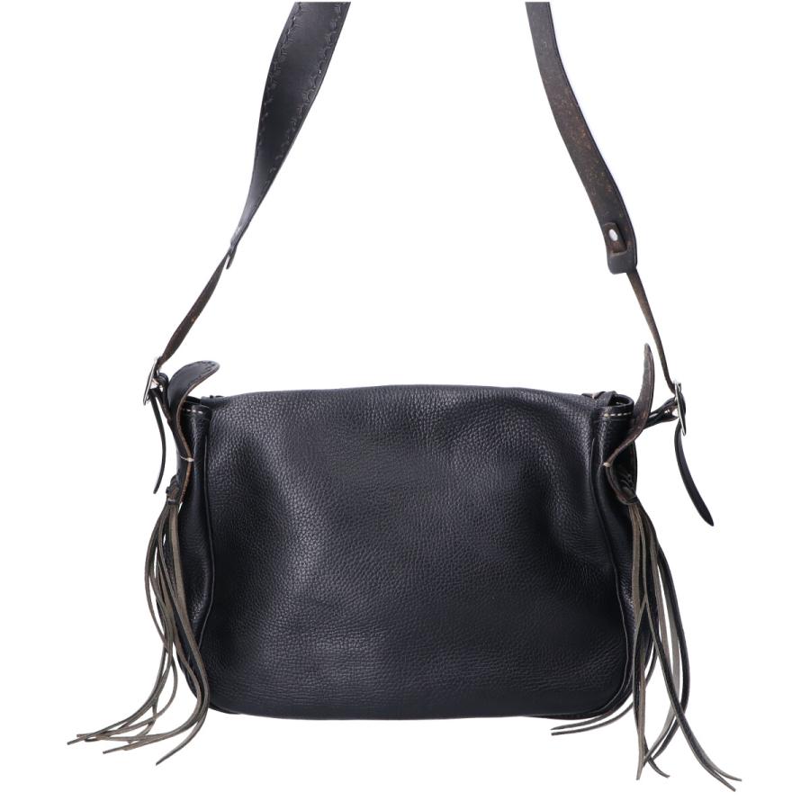 LUCKY JOHN ラッキージョン オルテガ柄ラグ/レザー スターコンチョ