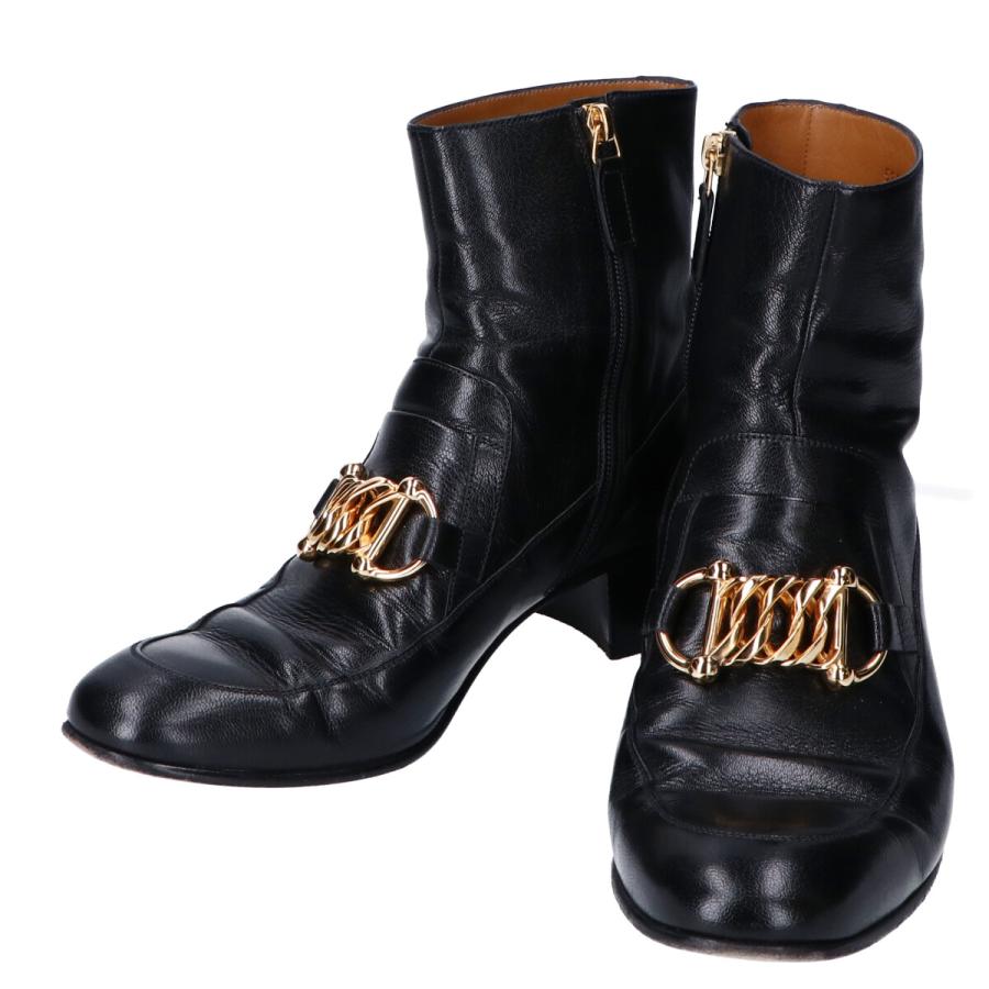 GUCCI（グッチ） 585857 KITTENヒール ホースビットチェーン サイド