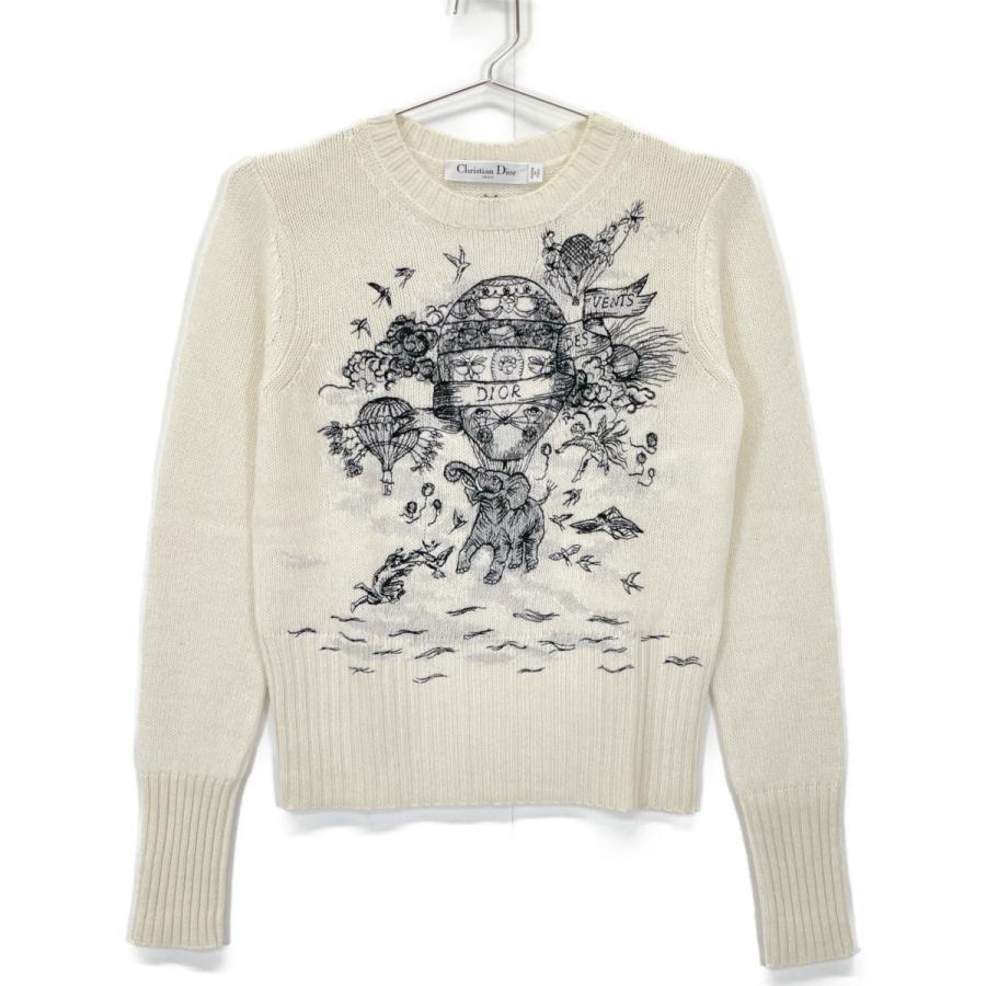 Christian Dior クリスチャンディオール 154S32AM010 刺繍 カシミヤ