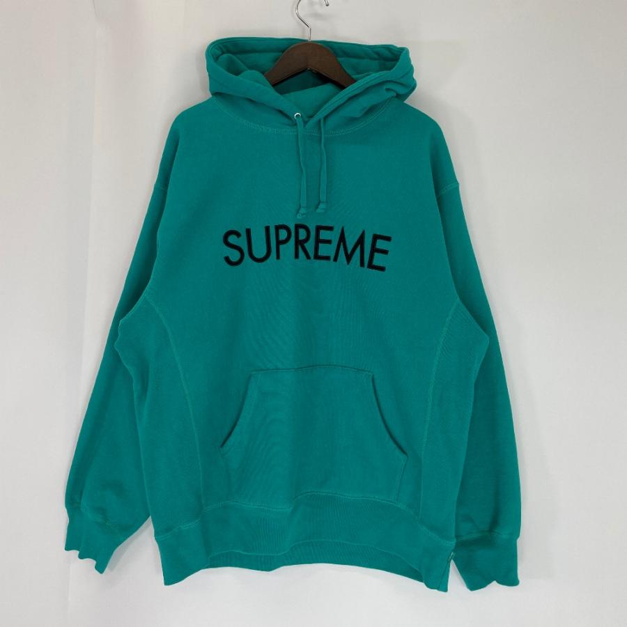 Supreme（シュプリーム） ターコイズブルー 22AW Capital Hooded
