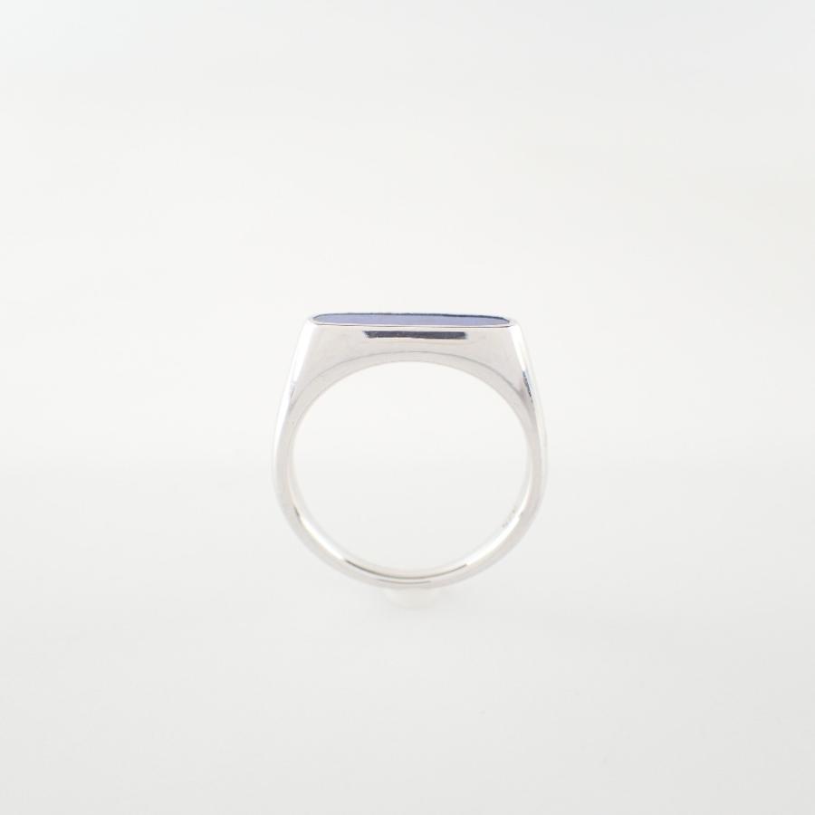 美品/ TOMWOOD トムウッド R75SBBLL01S925 Mario Ring ラピス リング