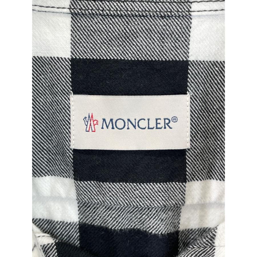 MONCLER（モンクレール） ブラックxホワイト CAMICIA ブロックチェック