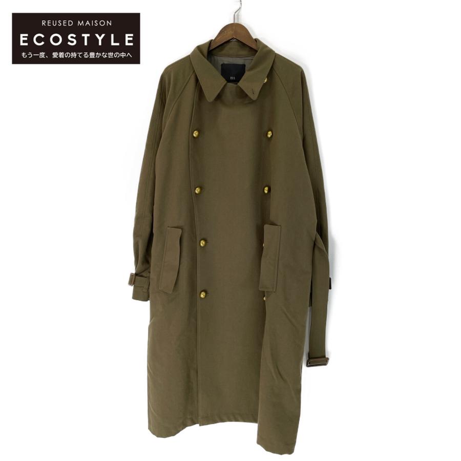 ES:S エス トレンチコート ウールサージ カーキ 4 コート ウール