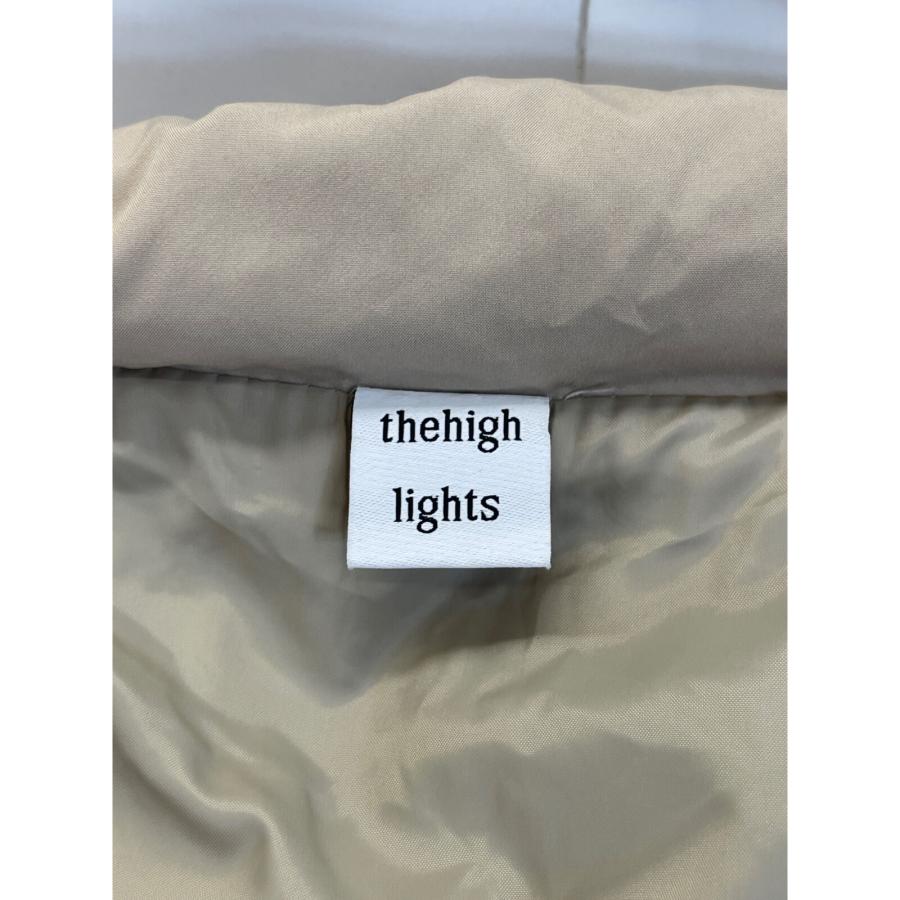 thehighlights ザハイライツ ベージュ over プルオーバーパーカー 1