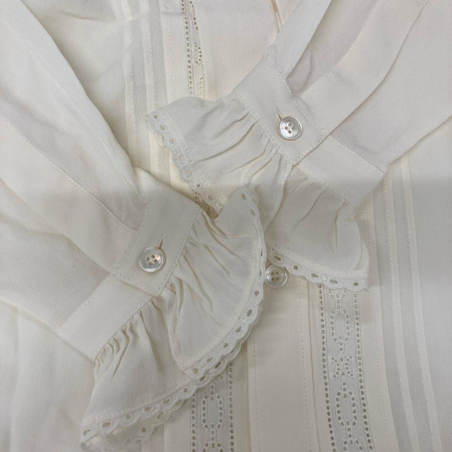 CELINE（セリーヌ） エディ期 2C539008D ホワイト アセテート×シルク