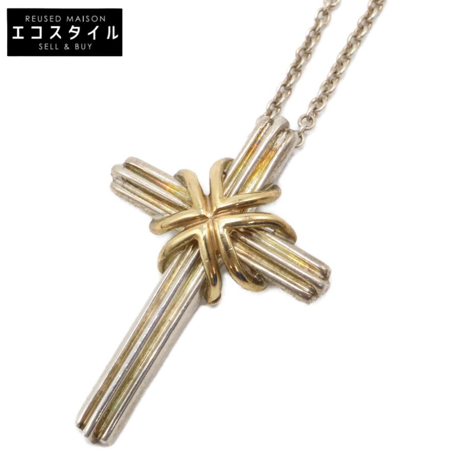 TIFFANY&Co.（ティファニー） 925 750 シグネチャークロス ネックレス