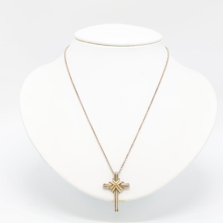 TIFFANY&Co.（ティファニー） 925 750 シグネチャークロス ネックレス
